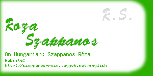 roza szappanos business card